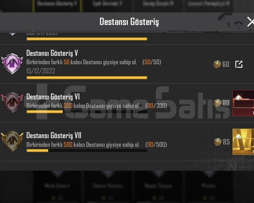 90 destansı eski sezon s4 saç yüzlü hesap nadirrr