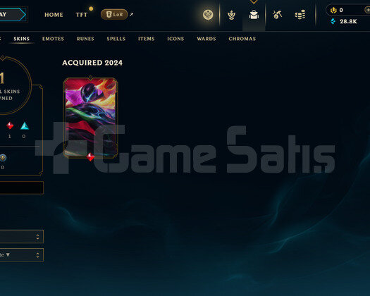 EUW Unranked | 1 Kostüm - 28K Mö | LoL Hesap