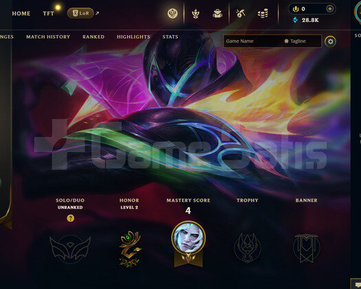 EUW Unranked | 1 Kostüm - 28K Mö | LoL Hesap