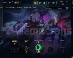 EUW Unranked | 840 RP - 1 Kostüm | LoL Hesap