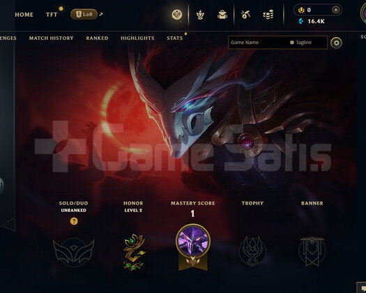 EUW Unranked | 1 Kostüm - 34 Hero | LoL Hesap