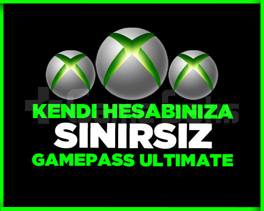 KENDİ HESABINIZA | Sınırsız Xbox Gamepass Ultimate