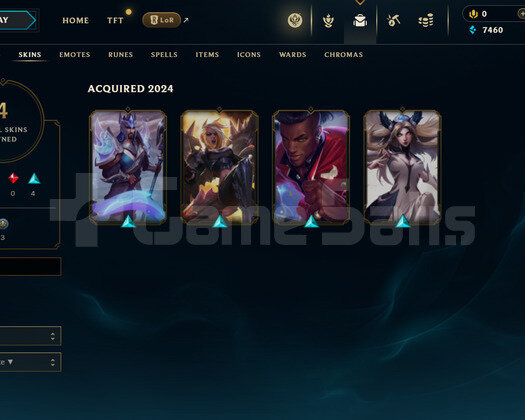 EUW Unranked | 4 Kostüm - 38 Hero | LoL Hesap