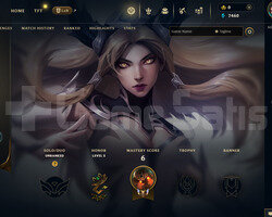 EUW Unranked | 4 Kostüm - 38 Hero | LoL Hesap
