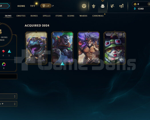 EUW Unranked | 4 Kostüm - 29 Hero | LoL Hesap