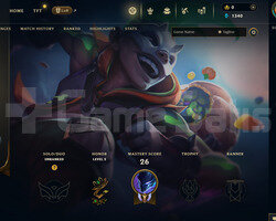 EUW Unranked | 4 Kostüm - 29 Hero | LoL Hesap