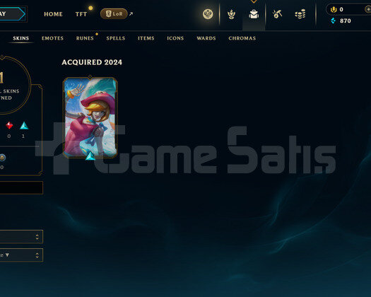 EUW Unranked | 1 Kostüm - 33 Hero | LoL Hesap