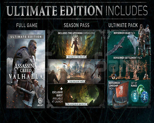 Assassins Creed Valhalla Ultimate Edition+GARANTİ