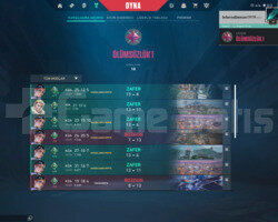 İmmo 1 yüksek/MVP/winrate,kda Mail Onaysız