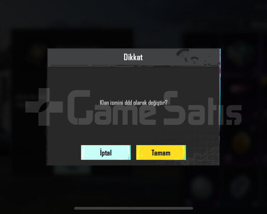 6 SV KLAN İSİM DEĞİŞMESİ AÇIK ÇEREZ FİYAT