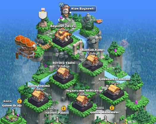 10 SEVİYE KLAN 6 SEVİYE BAŞKENT