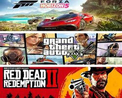 GTA 5 + FORZA 5 + RDR 2 + GARANTİ
