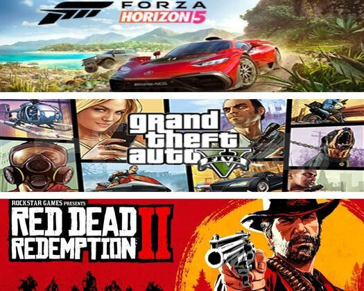GTA 5 + FORZA 5 + RDR 2 + GARANTİ