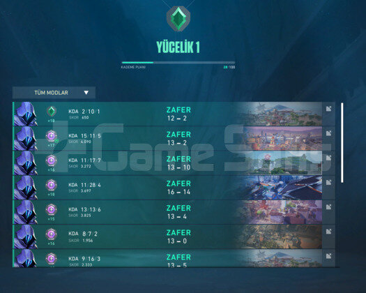 Yücelik 1 Fresh Account