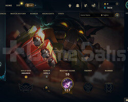 TR Geçen Sezon Plat | 2 Kostüm - 21 Hero | LoL