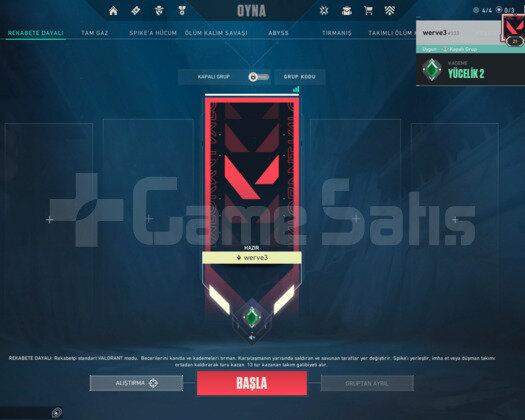 Yücelik 2 Mail Onaysız Full  Yüksek Winrate/Kda