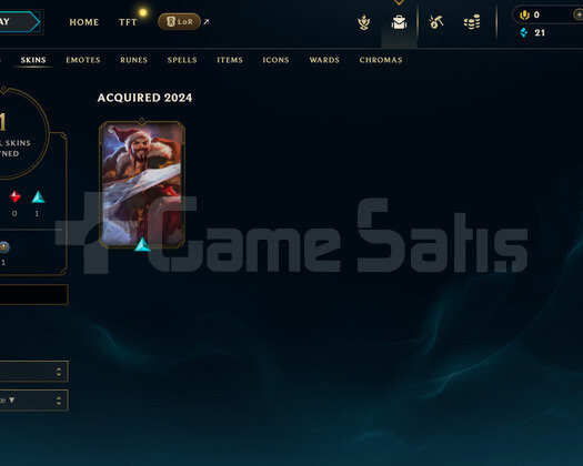 TR Unranked | 1 Kostüm - 20 Hero | LoL Hesap