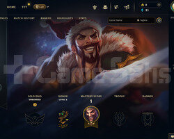 TR Unranked | 1 Kostüm - 20 Hero | LoL Hesap