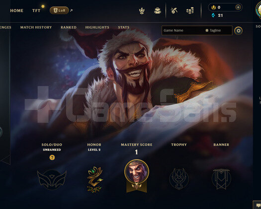 TR Unranked | 1 Kostüm - 20 Hero | LoL Hesap