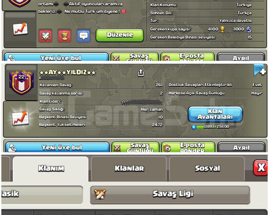 22 SEVİYE | AY YILDIZ | ŞAMPİYON LİG III