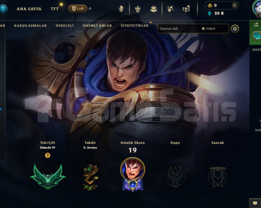 TR FRESH ACC YÜKSEK MMR ZÜMRÜT 4 20K MÖ
