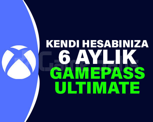 KENDİ HESABINIZA | 6 Aylık Xbox Gamepass Ultimate