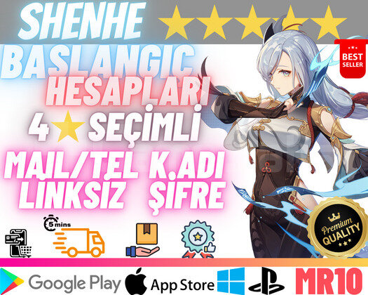 EU | MR10 Shenhe - Temiz Başlangıç Hesapları