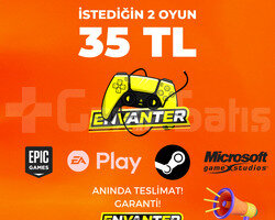 İstediğin 2 Oyun + Garanti