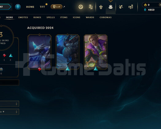 TR Unranked | 3 Kostüm - 24 Hero | LoL Hesap