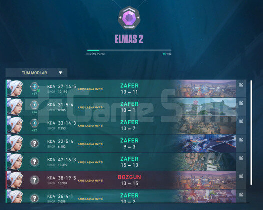 Dia 2 Yüksek MMR Fresh Account