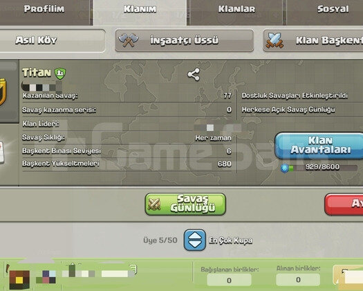 10 LVL SÜPER KLAN