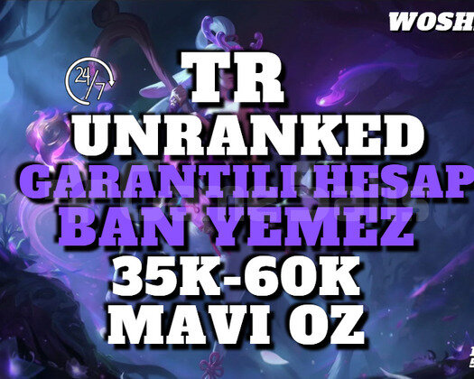 BAN YEMEZ! TR 35K-60K MAVİ ÖZ 30 LEVEL UNRANKED