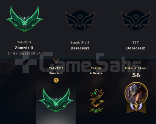 euw 73 winrate zümrüt 2 hesap