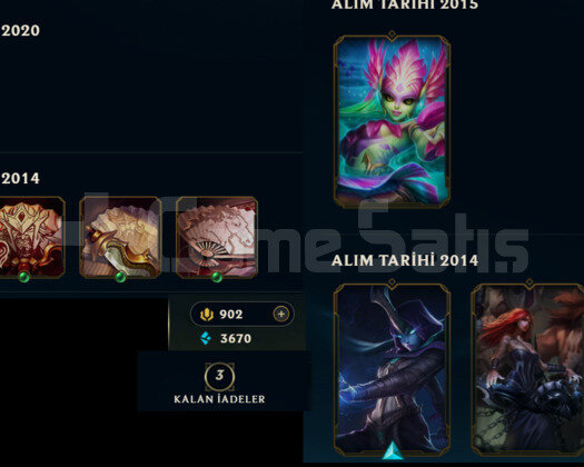 EUW 2011 KURULUM LOL HESABI - 902 RP