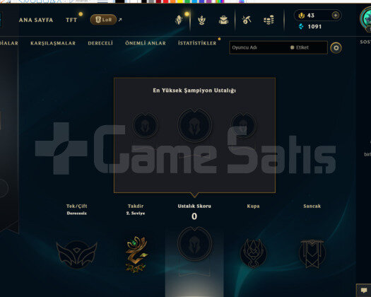 2009 REG KING RAMMUS NADIR LOL HESABI