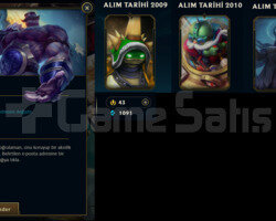 2009 REG KING RAMMUS NADIR LOL HESABI