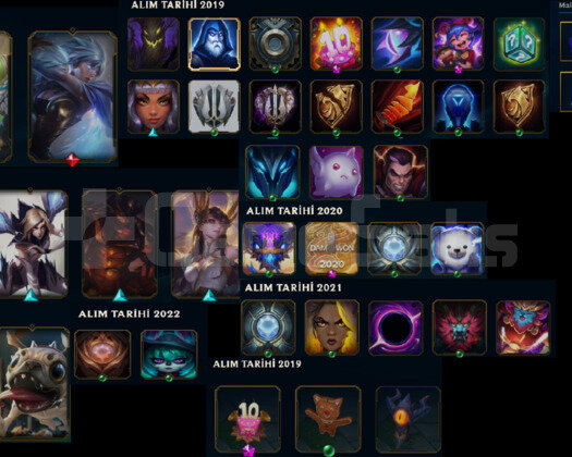 EUW 2019 LOL HESABI - ANNIEEMO + GUZEL SKINLER