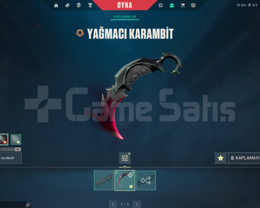 SERİ TETİK/YAĞMACI KARAMBİT/İYON/RGX EPOSTA HESAP