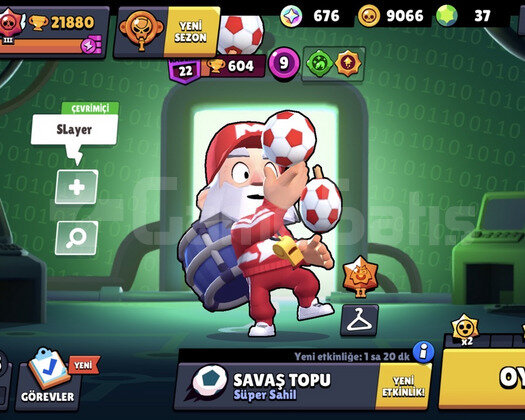 BRAWL STARS 22 K kupa 65 karakter 67 kostüm
