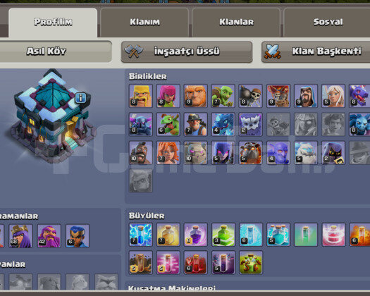 197 LVL |  BB 13 DUVARLAR MAX |  Barbar 66-Okçu 68