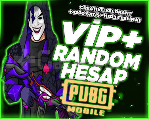 PUBG | VİP+ RANDOM HESAP | GARANTİLİ | DOLU