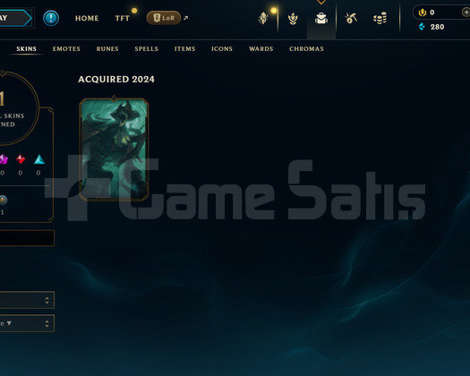 EUW Unranked | 1 Kostüm - 43 Hero | LoL Hesap