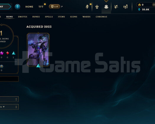 EUW Unranked | 1 Kostüm - 20K Mö |LoL Hesap