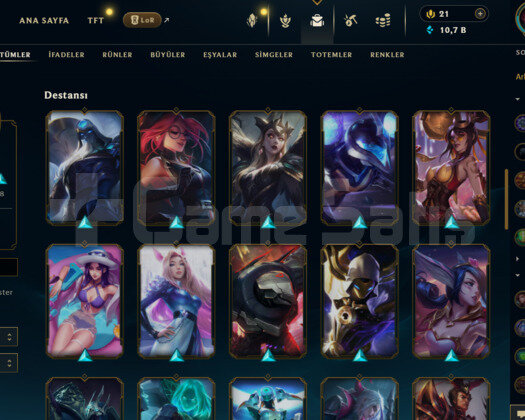 221 LEVEL WEST UNRANKED 53 SKİNLİ HESAP