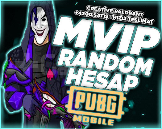 PUBG | MVİP RANDOM HESAP | GARANTİLİ | DOLU