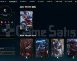 2022 KURULUM 5 KOSTUM 32 HERO UNRANKED HESAP