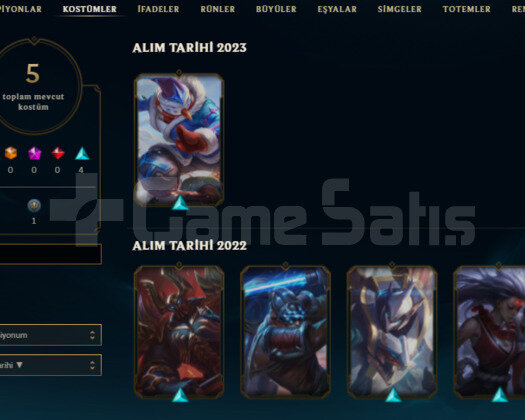 2022 KURULUM 5 KOSTUM 32 HERO UNRANKED HESAP