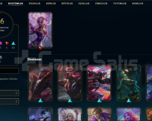 16 KOSTUM 53 HERO HANDMADE UNRANKED HESAP