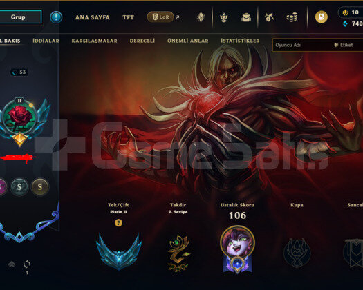 Plat 2 +30Lp 19 Skin 5Efsanevi 9 Destansı