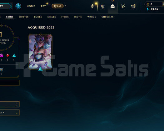 EUW Unranked | 1 Kostüm - 23K Mö | LoL Hesap